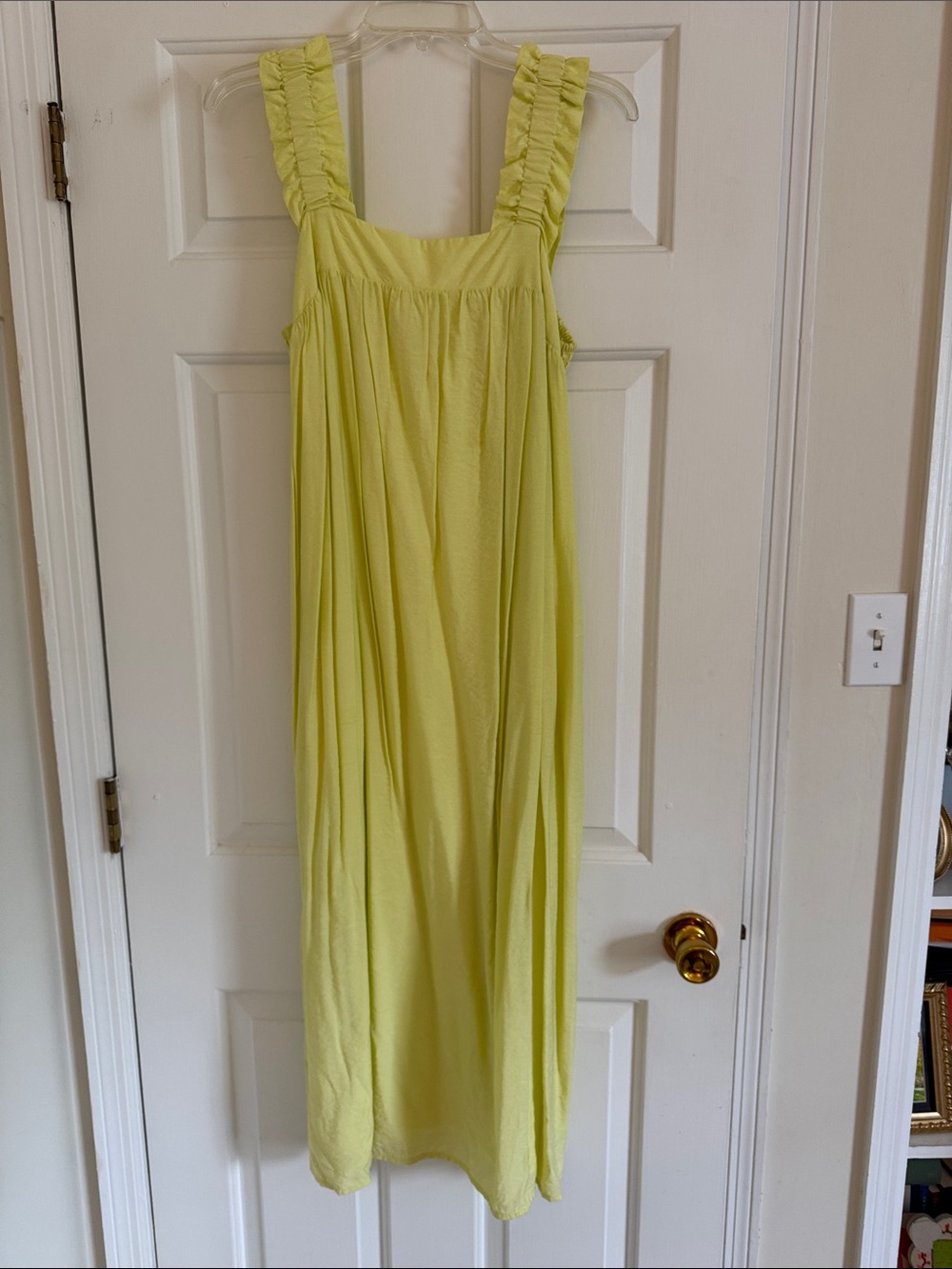 a new day Light Yellow Smocked Strapy Dress